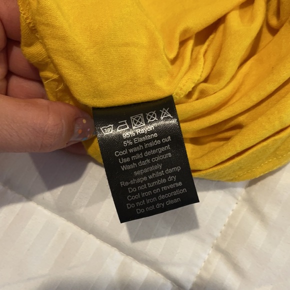 Yellow Alphalete cutoff shirt, 2XL - Picture 4 of 4